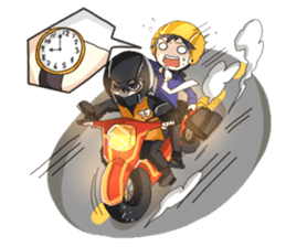 NaNa & Odin : Life of The Day Trader sticker #5246722