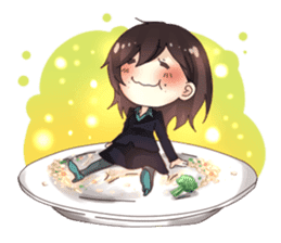 NaNa & Odin : Life of The Day Trader sticker #5246723