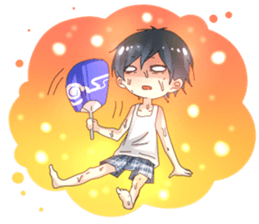 NaNa & Odin : Life of The Day Trader sticker #5246724