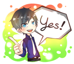 NaNa & Odin : Life of The Day Trader sticker #5246735