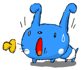 Puppy blue sky 2 sticker #5246875