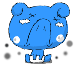 Puppy blue sky 2 sticker #5246877