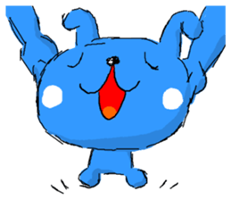 Puppy blue sky 2 sticker #5246884