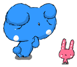 Puppy blue sky 2 sticker #5246894