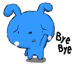 Puppy blue sky 2 sticker #5246895