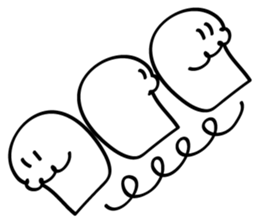 White Monster HIMA sticker #5248581