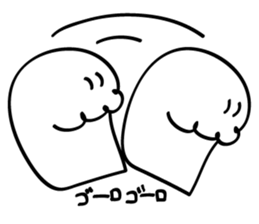 White Monster HIMA sticker #5248582