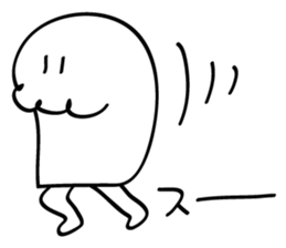 White Monster HIMA sticker #5248600