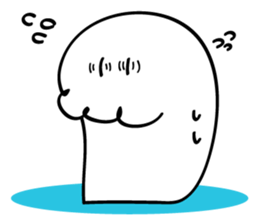 White Monster HIMA sticker #5248605