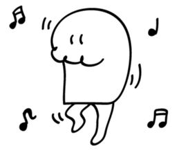 White Monster HIMA sticker #5248610