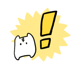 The bird of a cat and the friend. sticker #5248982