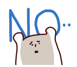 Friendly shirokuma sticker #5249312