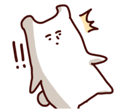 Friendly shirokuma sticker #5249334