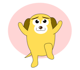 Roughly healthy dog sticker #5249782