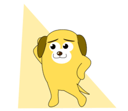 Roughly healthy dog sticker #5249786