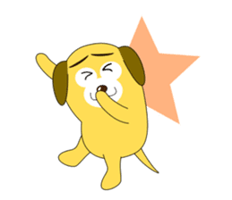 Roughly healthy dog sticker #5249789