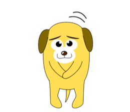 Roughly healthy dog sticker #5249790