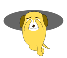 Roughly healthy dog sticker #5249792