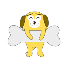 Roughly healthy dog sticker #5249793