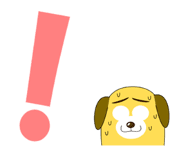 Roughly healthy dog sticker #5249795