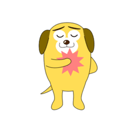 Roughly healthy dog sticker #5249796