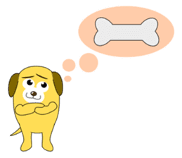 Roughly healthy dog sticker #5249797