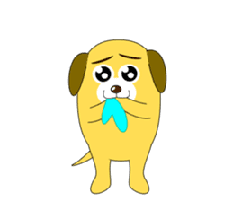 Roughly healthy dog sticker #5249806
