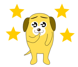 Roughly healthy dog sticker #5249807