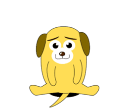 Roughly healthy dog sticker #5249818