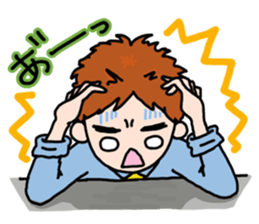 Daily life of office workers sticker #5249871