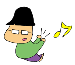 Subordinate of an easily elated person sticker #5250866