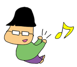 Subordinate of an easily elated person sticker #5250866