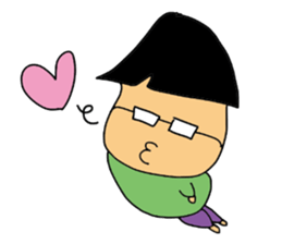 Subordinate of an easily elated person sticker #5250875