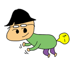 Subordinate of an easily elated person sticker #5250879