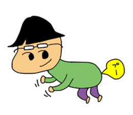 Subordinate of an easily elated person sticker #5250879