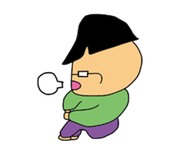 Subordinate of an easily elated person sticker #5250886