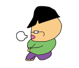 Subordinate of an easily elated person sticker #5250886