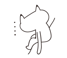 Sulks cat 2 sticker #5251790