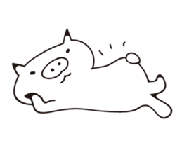 Sulks cat 2 sticker #5251805