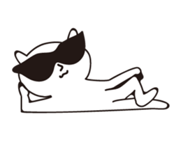 Sulks cat 2 sticker #5251806