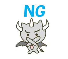 White Devil daily stickers sticker #5251823