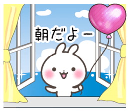 Sticker of rabbit and a hart sticker #5252300