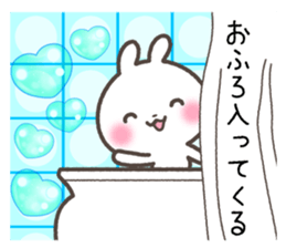 Sticker of rabbit and a hart sticker #5252306