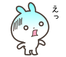 Sticker of rabbit and a hart sticker #5252326