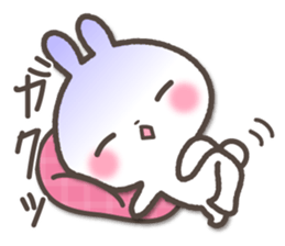 Sticker of rabbit and a hart sticker #5252329