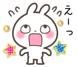 Sticker of rabbit and a hart sticker #5252330