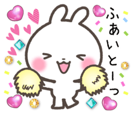 Sticker of rabbit and a hart sticker #5252332