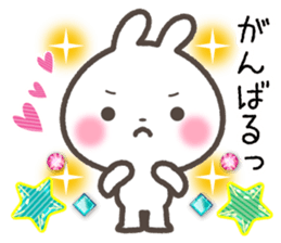 Sticker of rabbit and a hart sticker #5252333