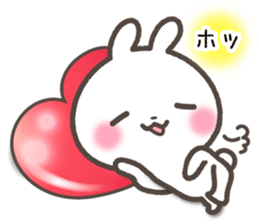 Sticker of rabbit and a hart sticker #5252334