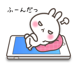 Sticker of rabbit and a hart sticker #5252338